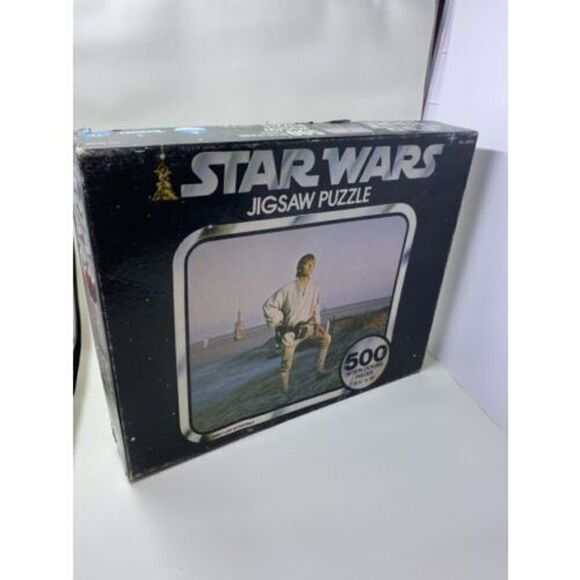 1977 Kenner Star Wars 40110 Jigsaw 500 Piece Puzzle LUKE SKYWALKER MISSING PIECE - Picture 10 of 10